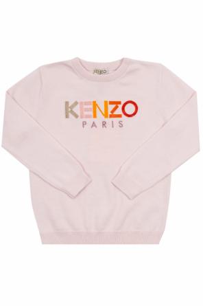 Sweater with a velvet logo, zdjęcie 1 Sweater with a velvet logo od Kenzo Kids